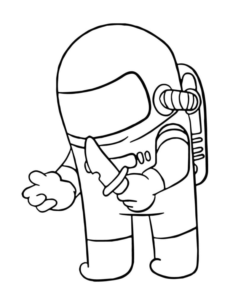 Among Us Impostor coloring pages