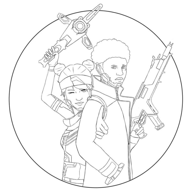 Apex Legends coloring pages - 80 Printable coloring pages