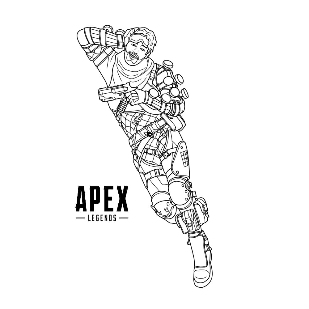 Desenhos de Apex Legends para colorir