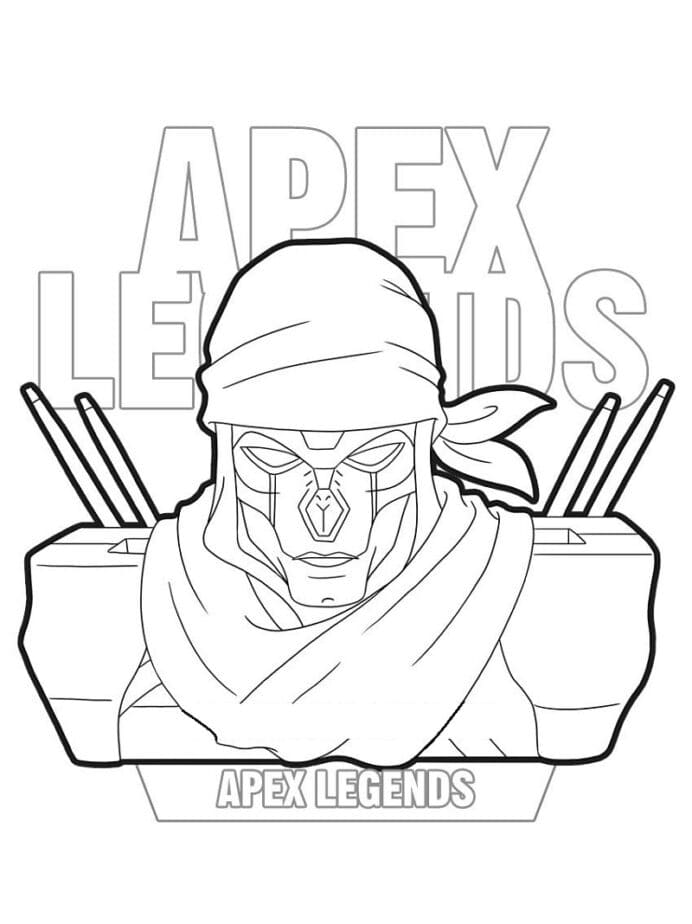 Dibujos de Apex Legends para colorear