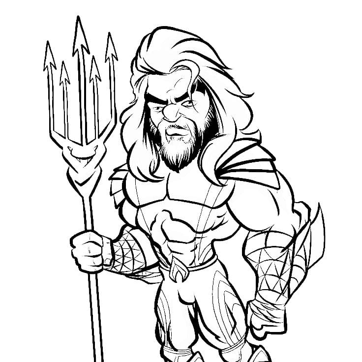 Aquaman coloring pages