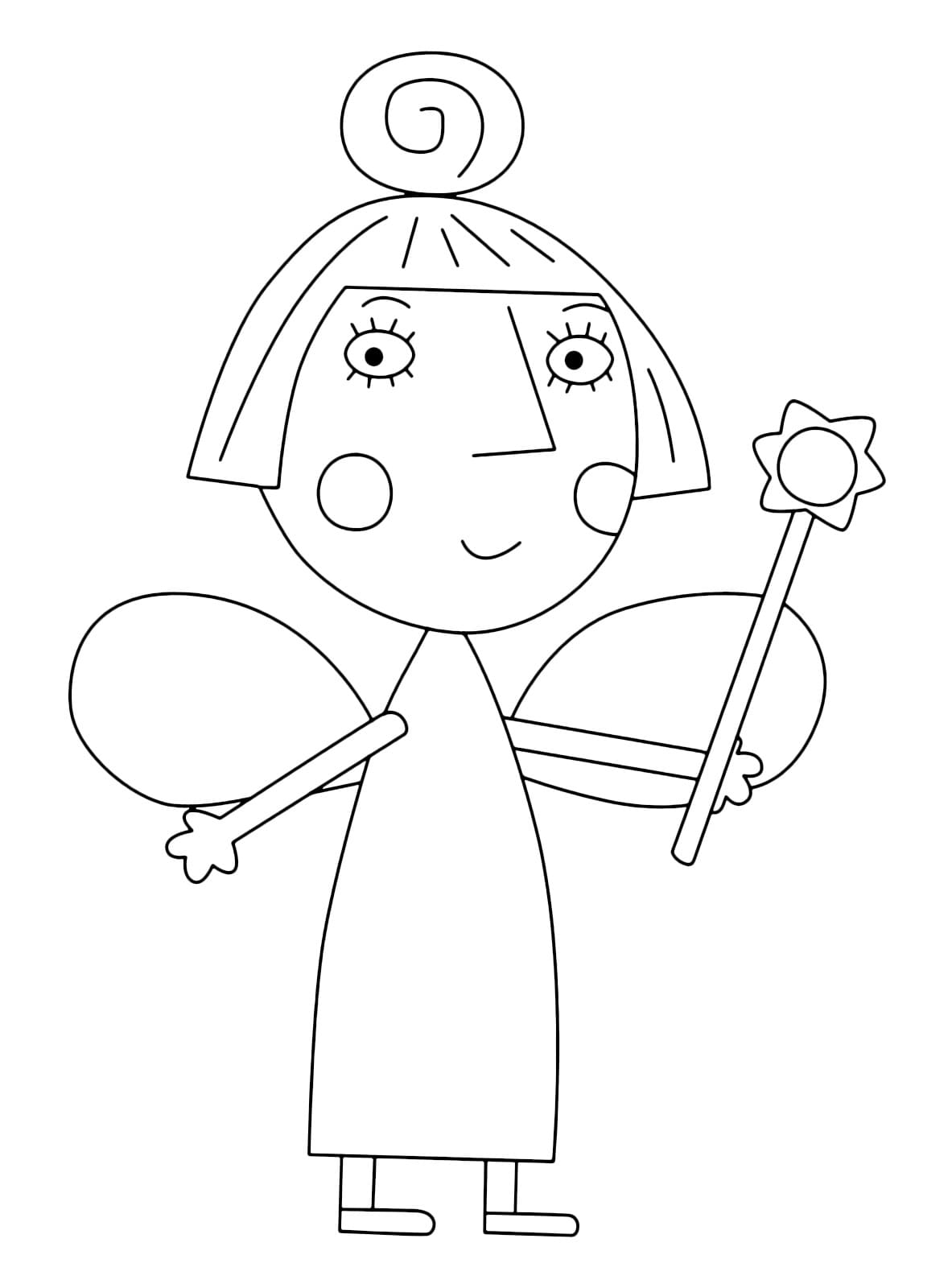 Ben Holly Coloring Pages Kingdom Little Colouring Drawing Getcolorings ...
