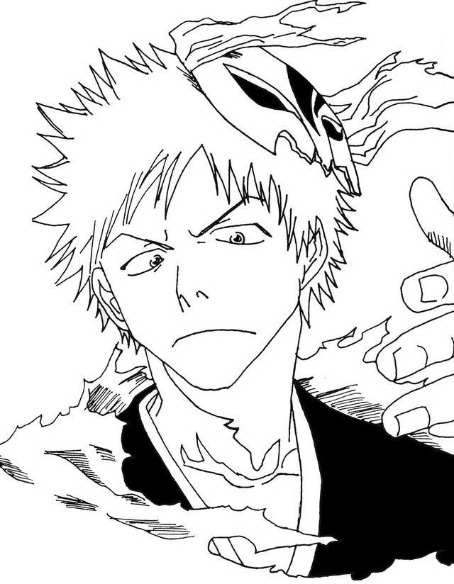 Bleach coloring pages. 