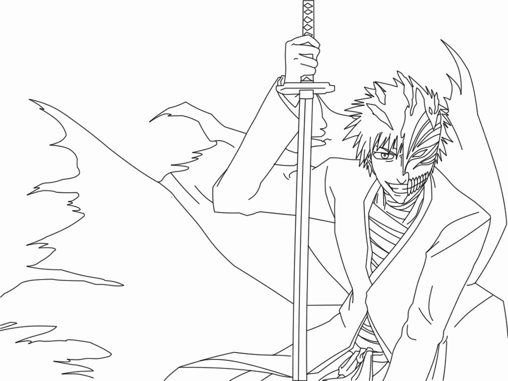 Bleach coloring pages. 