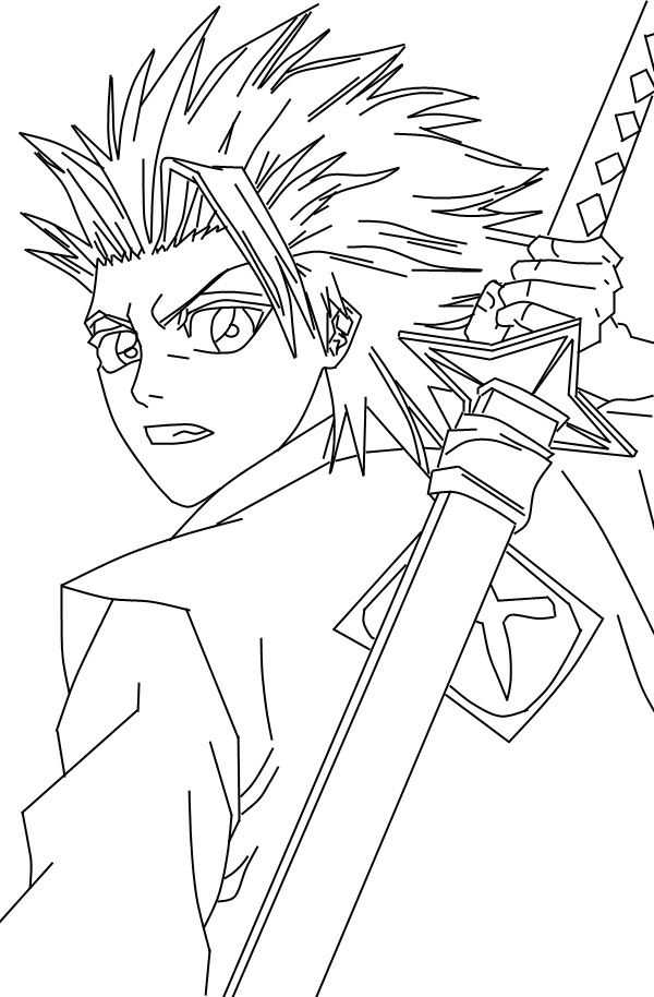 Bleach coloring pages. 