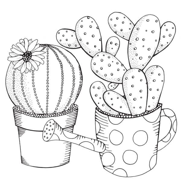 desenhos de cactos para colorir 97 –  – Desenhos para Colorir