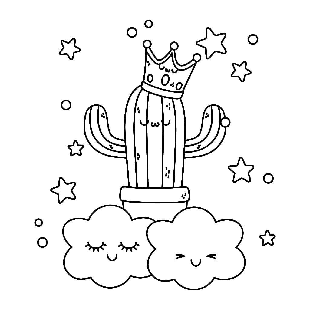 Cactus Coloring pages