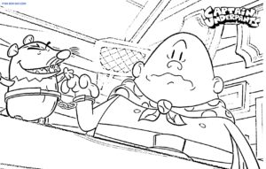 Captain Underpants coloring pages - Printable coloring pages