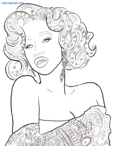 Cardi B coloring pages - Free coloring pages | WONDER DAY — Coloring