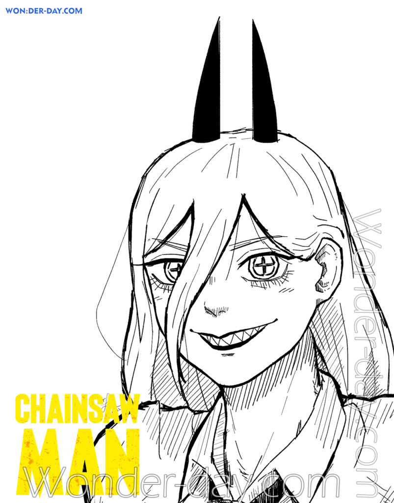Coloriages Chainsaw Man
