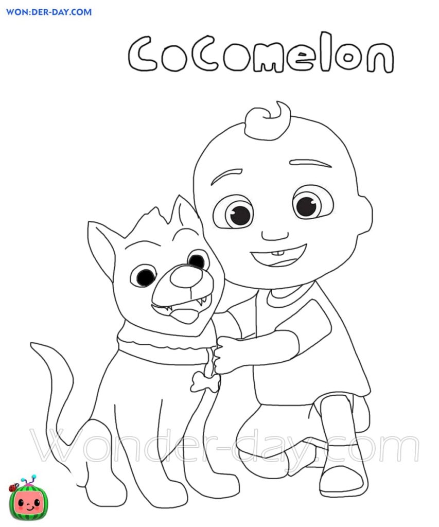 Dibujos para colorear Cocomelon