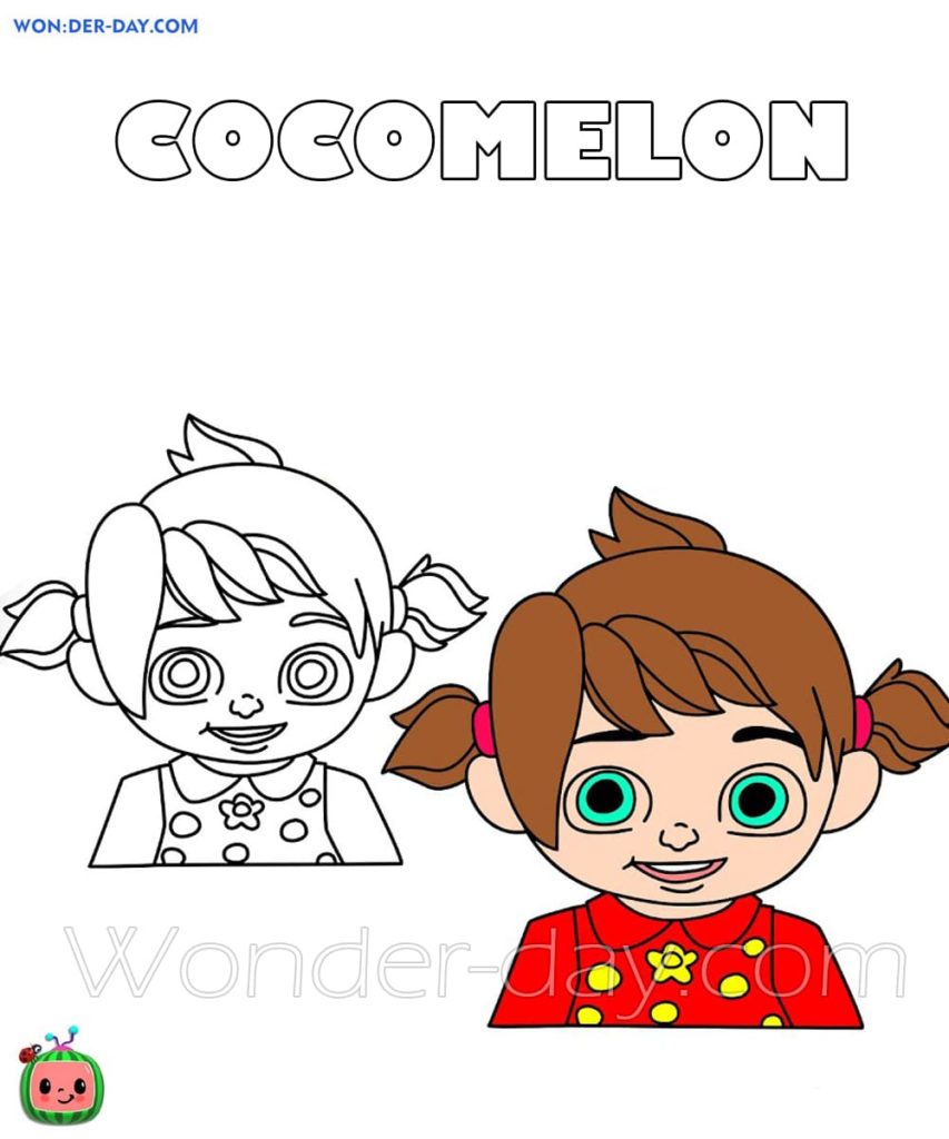Desenhos de Cocomelon para colorir
