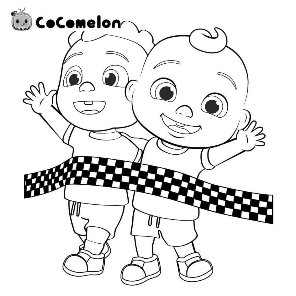Desenhos de Cocomelon para colorir
