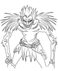 Death Note Coloring Pages - Best coloring pages | WONDER DAY — Coloring ...