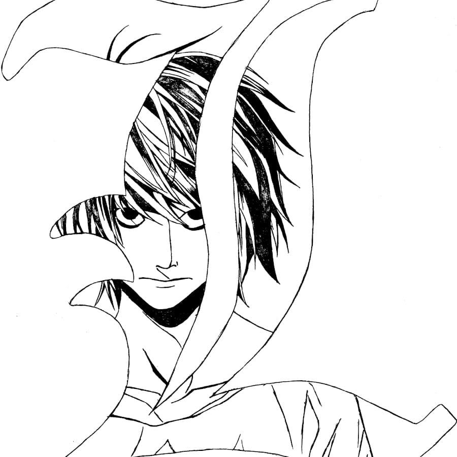 Dibujos de Death Note para colorear