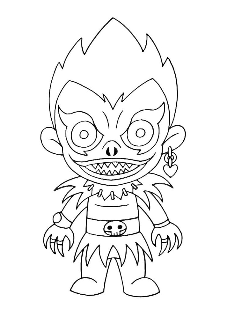 Death Note Coloring Pages - Best coloring pages | WONDER DAY — Coloring ...