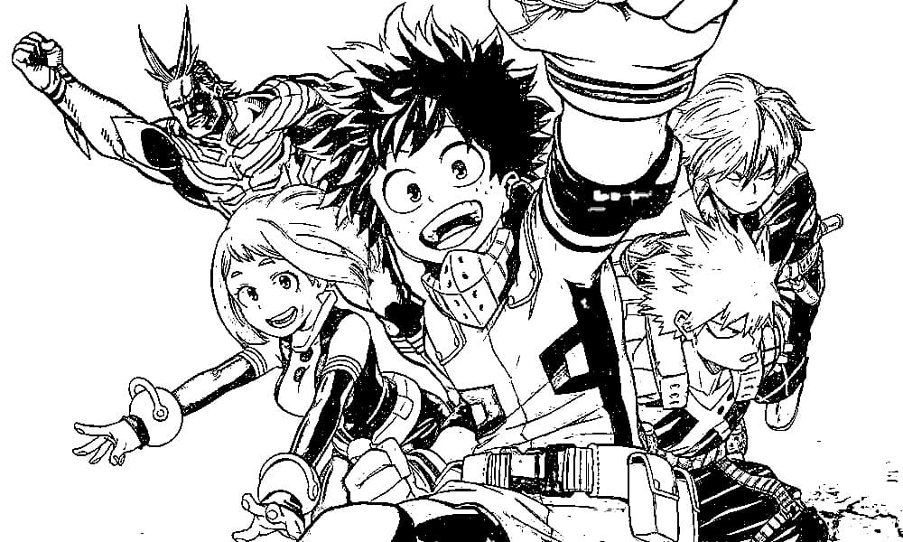 √ My Hero Coloring Pages / My Hero Academia Coloring Pages Coloring