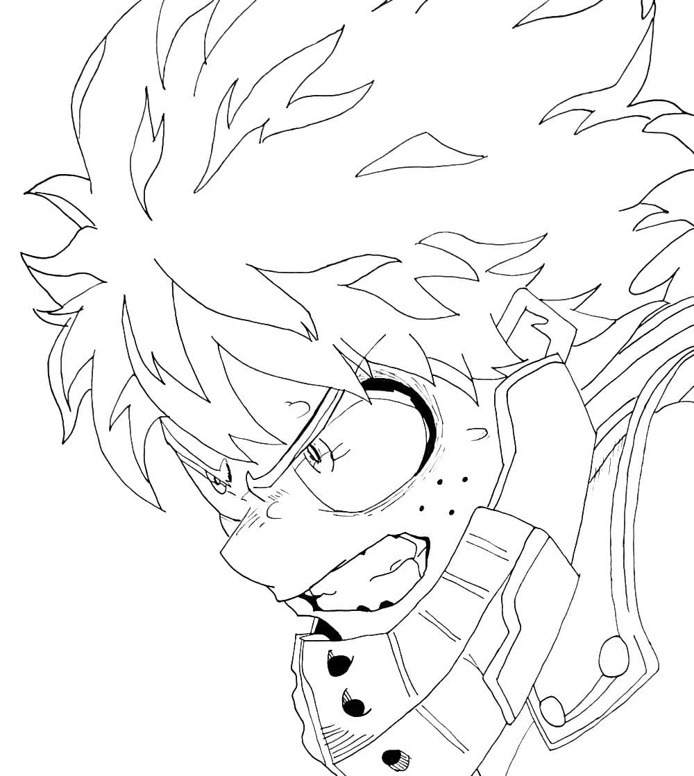 Deku coloring pages Free coloring pages WONDER DAY