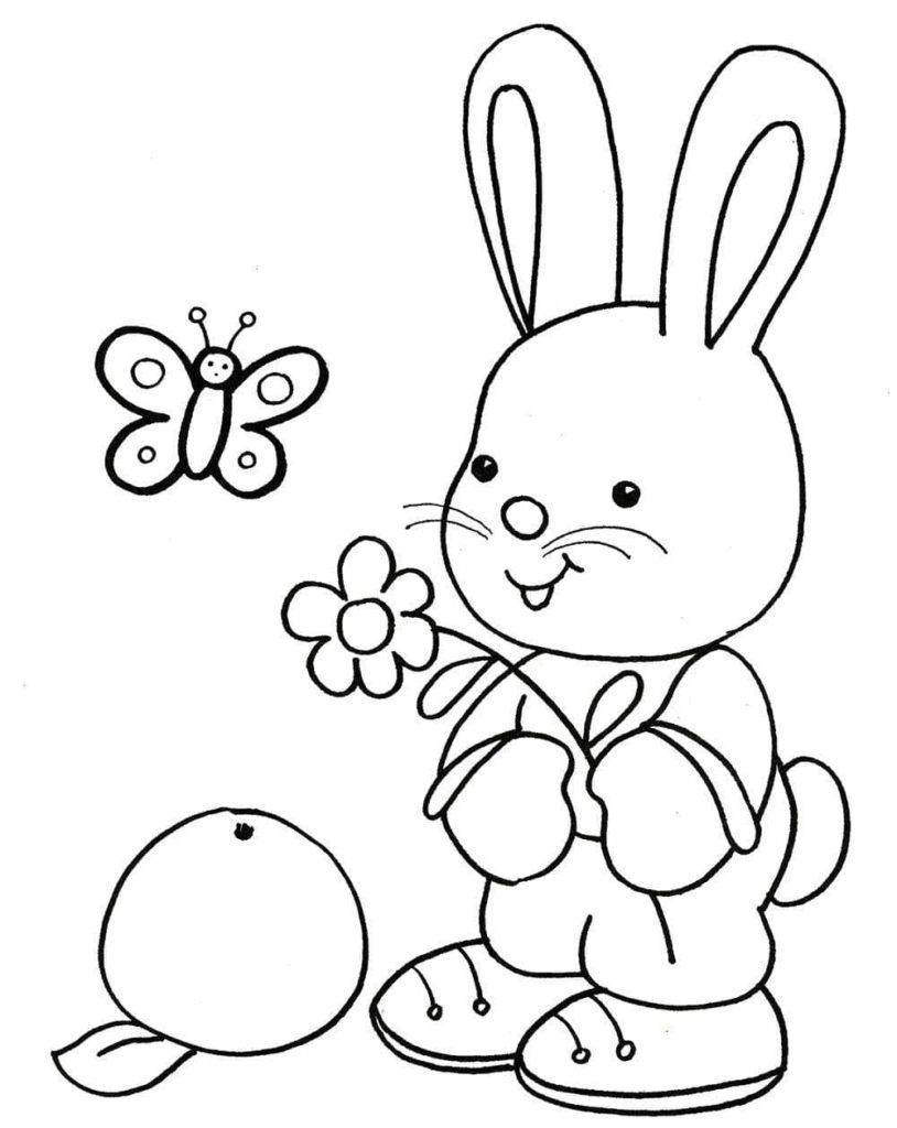 Dibujos para colorear para el jardín de infantes