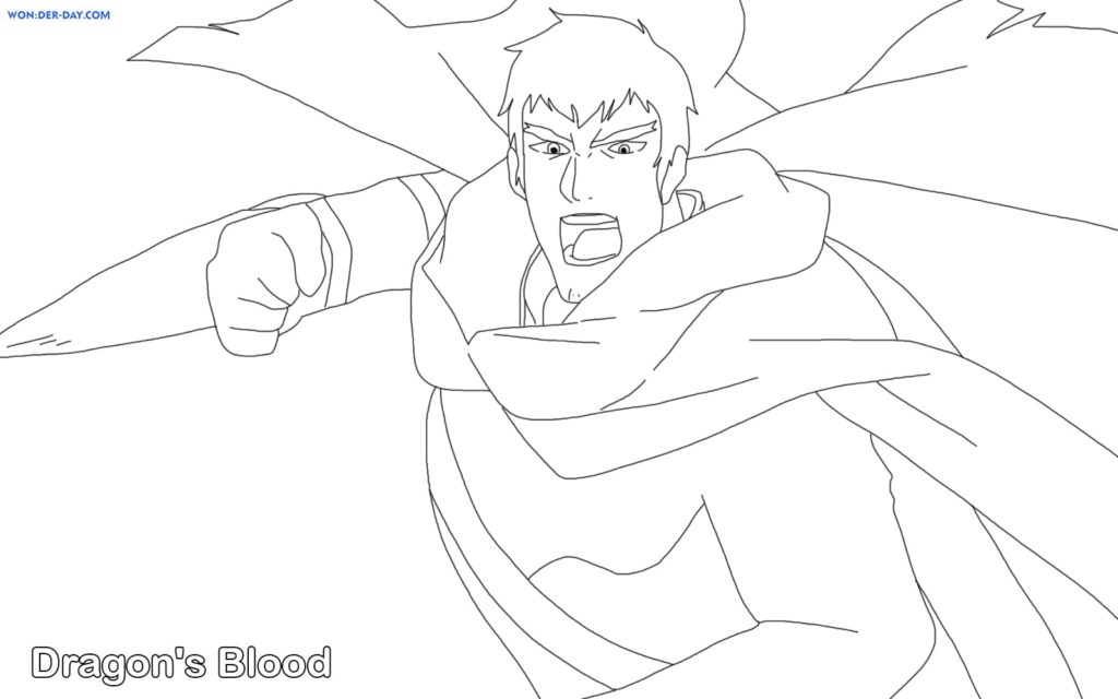 DOTA: Dragon's Blood Coloring Pages