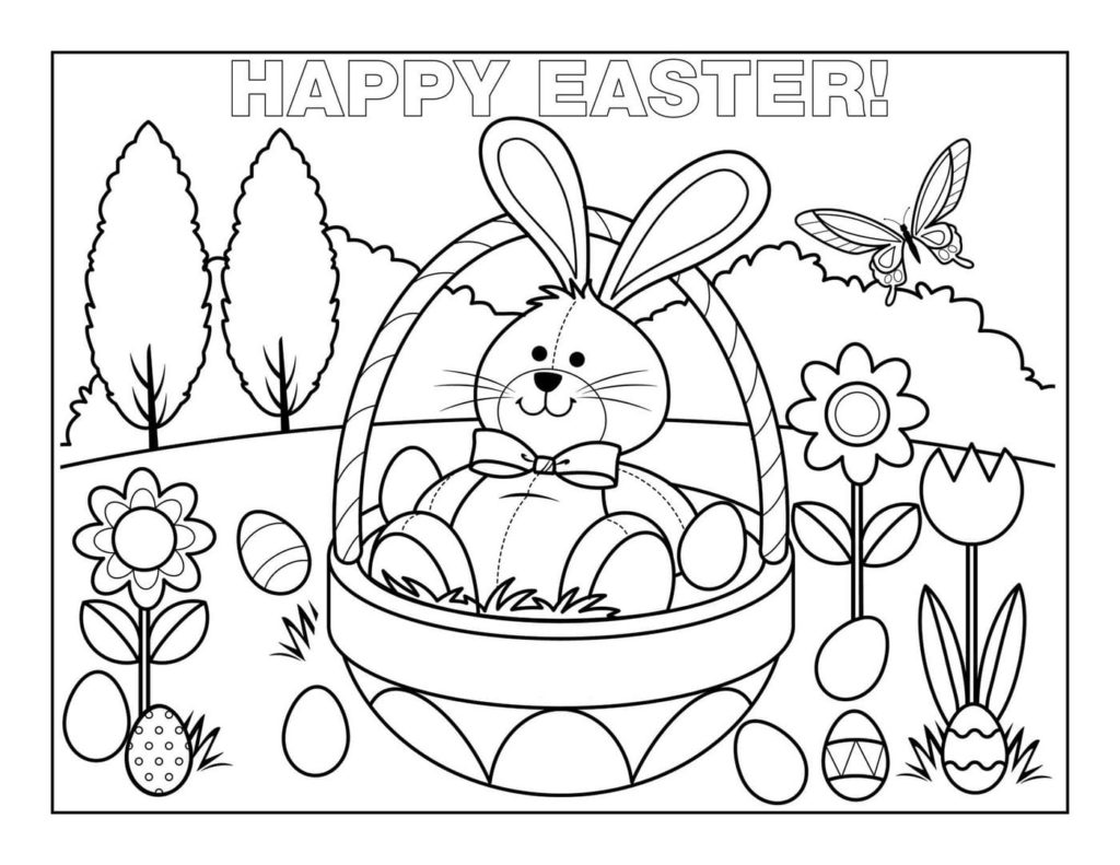 Easter coloring pages   20 Coloring Pages for Kids