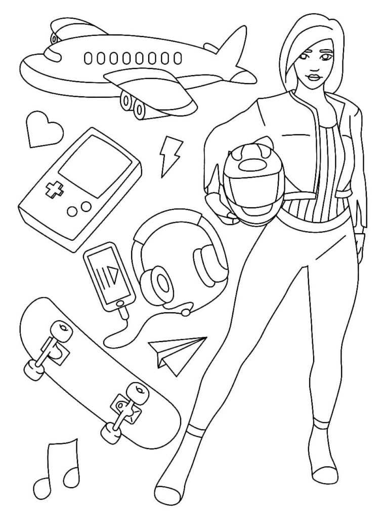 Fashion Coloring Pages