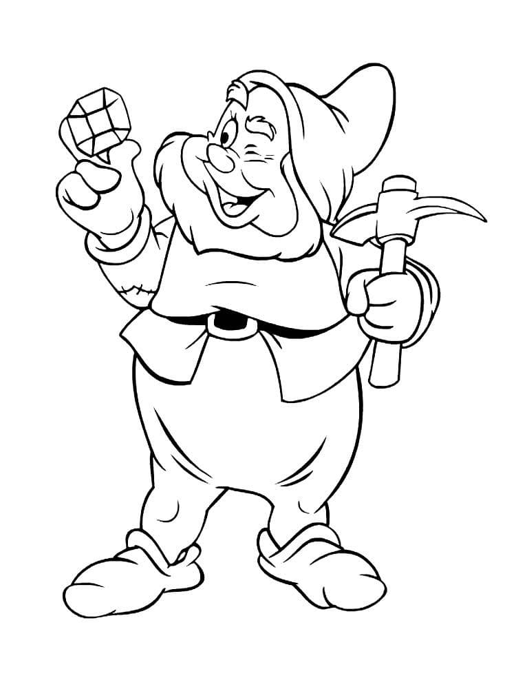 Gnome coloring pages