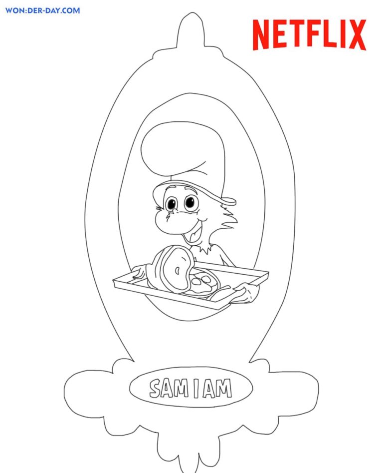 Green Eggs and Ham Coloring Pages | WONDER DAY — Coloring pages for ...