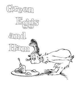 Green Eggs and Ham Coloring Pages | WONDER DAY — Coloring pages for ...