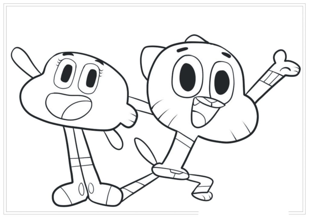 Coloriage Gumball