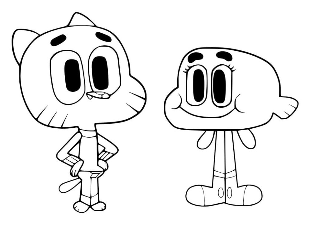 Coloriage Gumball