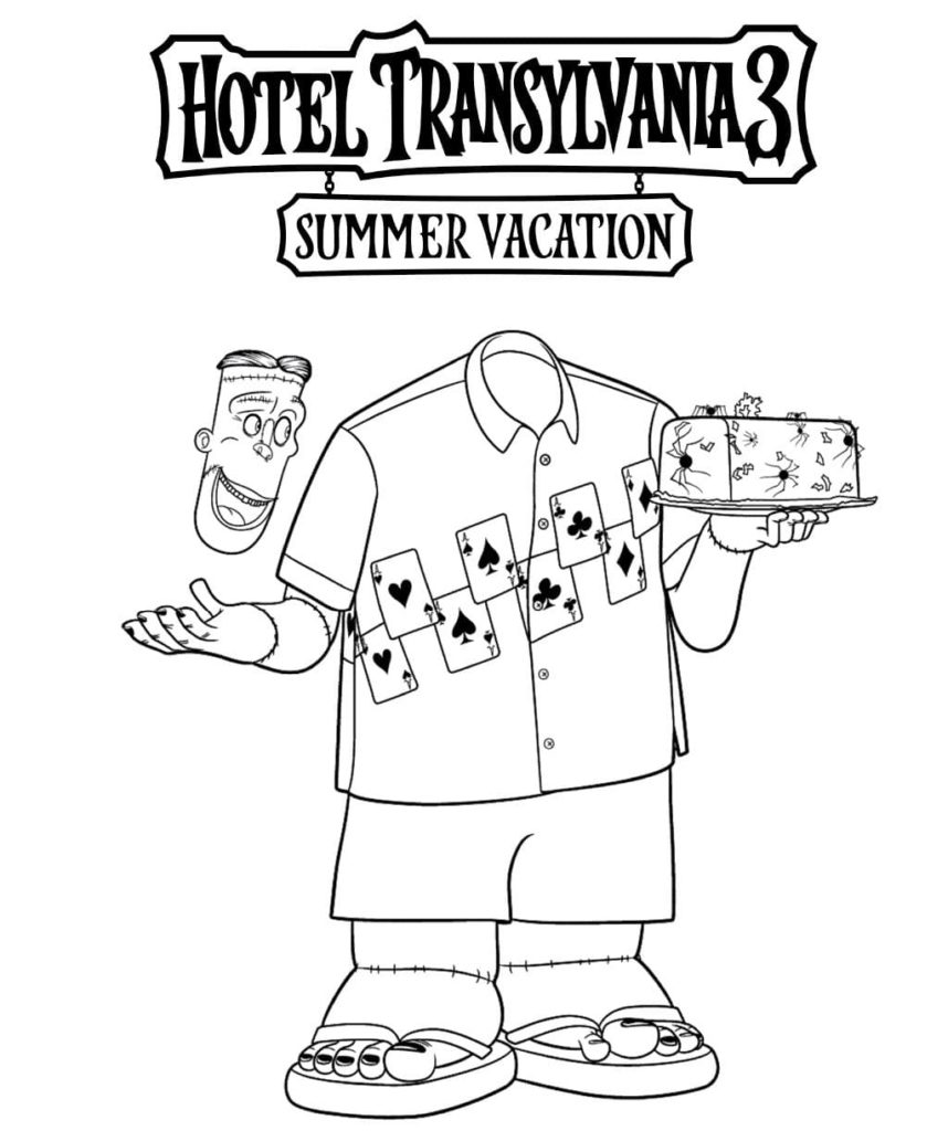Ausmalbilder Hotel Transylvania