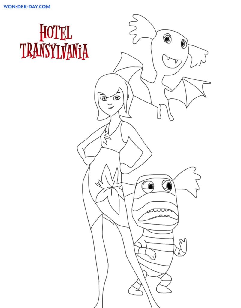 Hotel Transylvania Coloring Pages