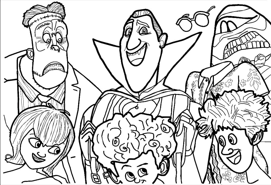 hotel-transylvania-mummy-coloring-pages