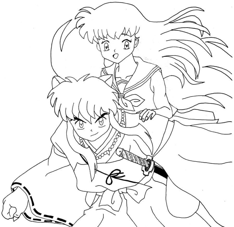 Inuyasha coloring pages