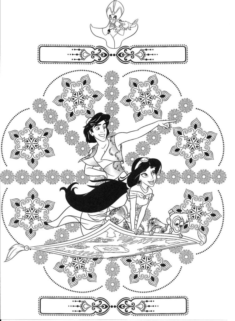 Jasmine coloring pages
