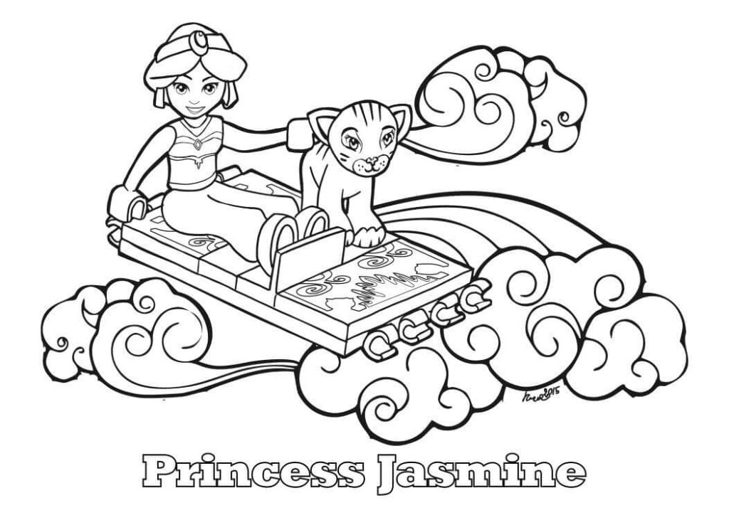 Disegni di Jasmine da colorare