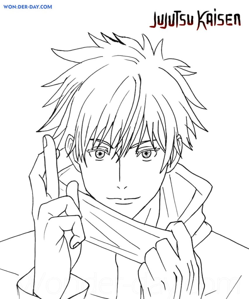 Jujutsu Kaisen coloring pages   Printable coloring pages