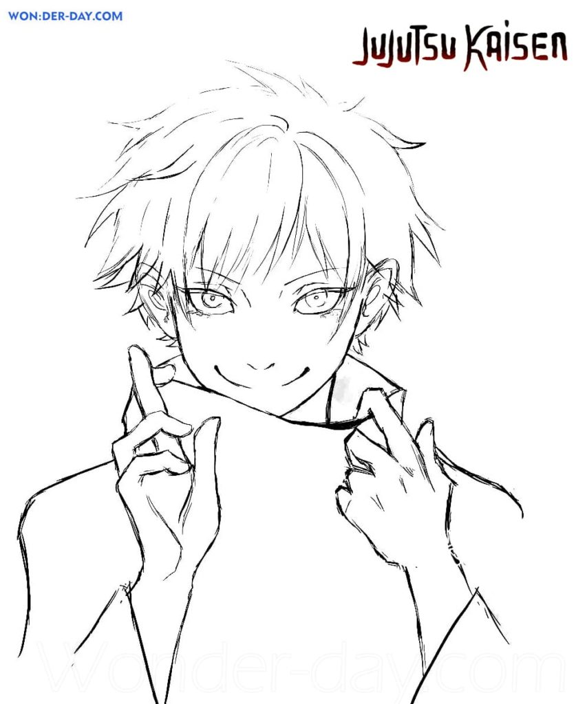 Jujutsu Kaisen coloring pages   Printable coloring pages