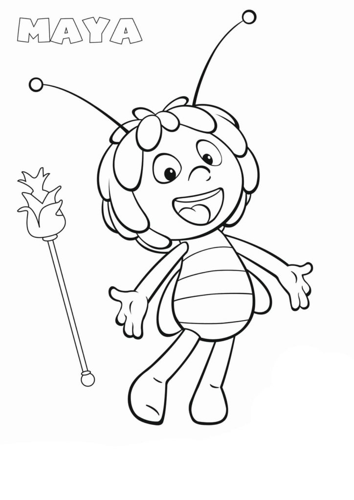 Maya the Bee coloring pages - 90 Coloring Pages for Kids