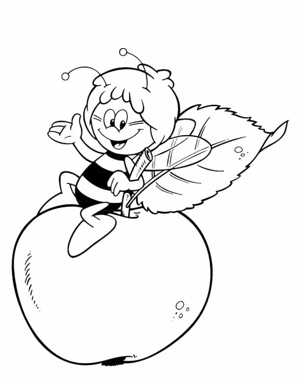 Maya the Bee coloring pages