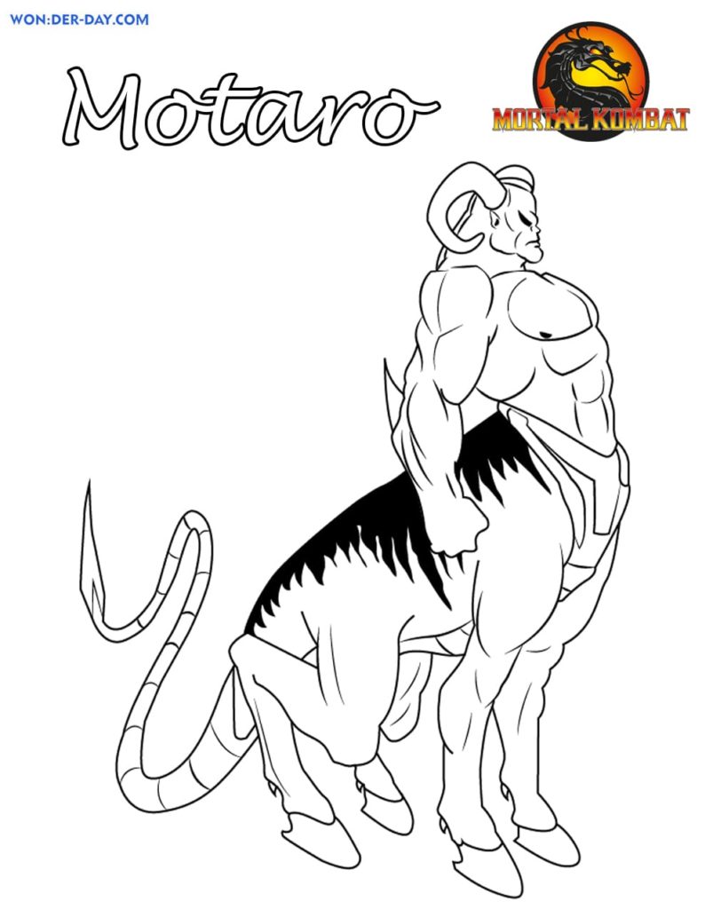 Mortal Kombat Coloring pages