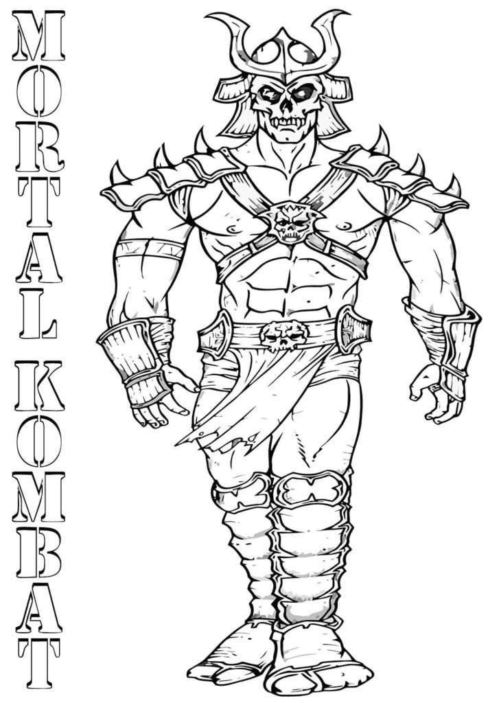 Desenhos de Mortal Kombat para colorir