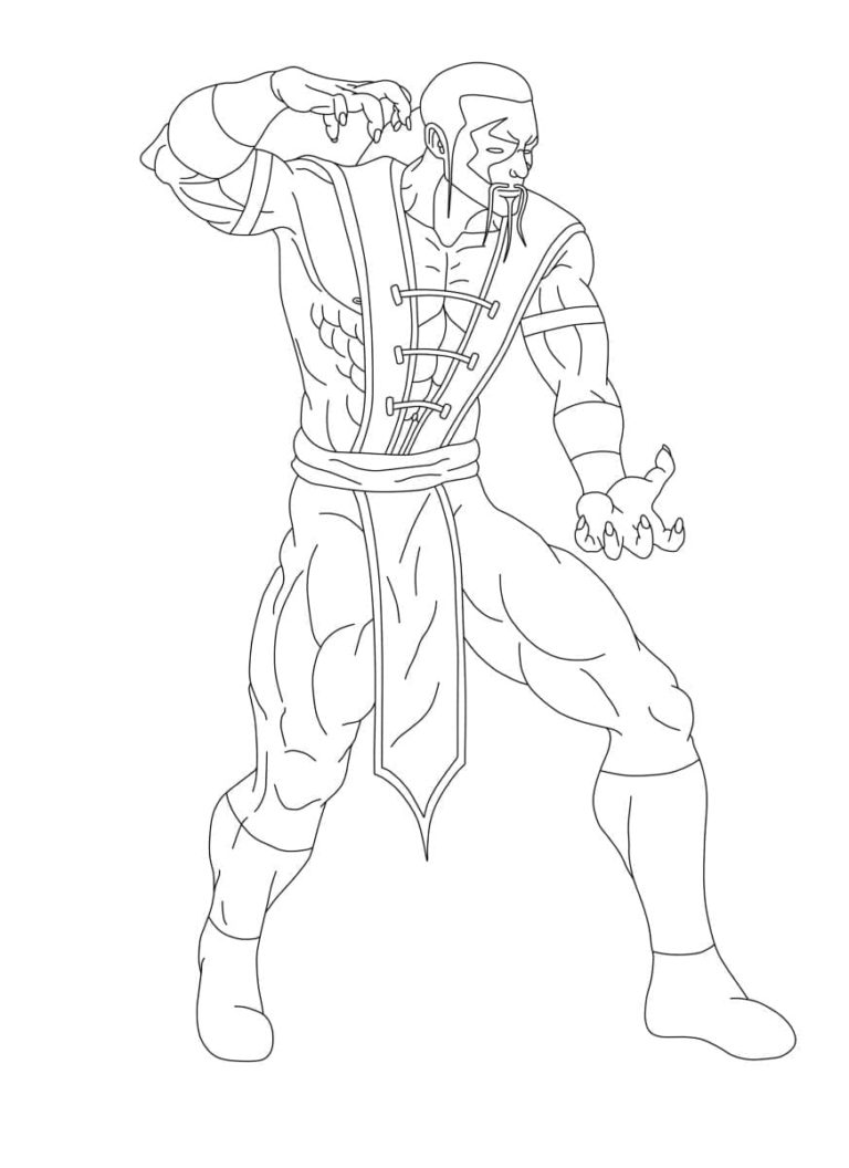 Mortal Kombat Coloring pages - 110 Printable coloring pages