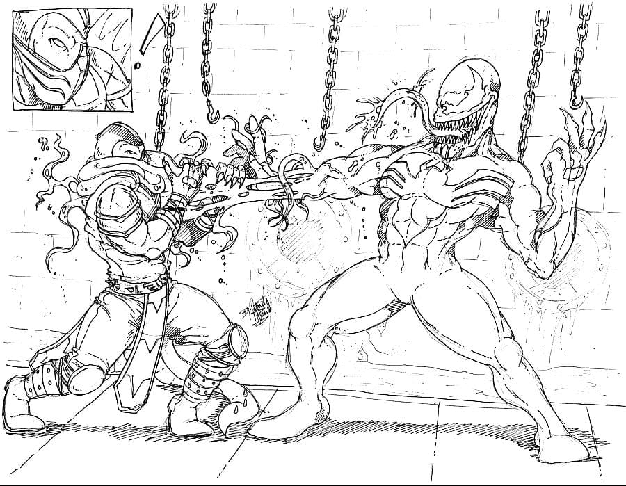 Dibujos de Mortal Kombat para colorear