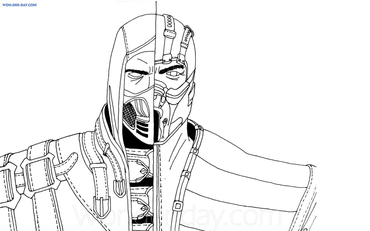 Sub Zero coloring pages - 90 Free coloring pages | WONDER DAY