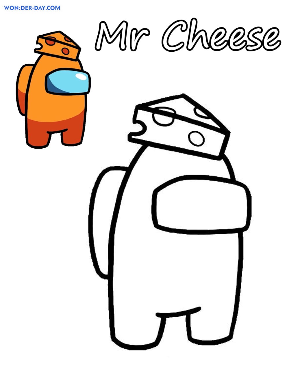 Mr. Cheese coloring pages   Printable coloring pages