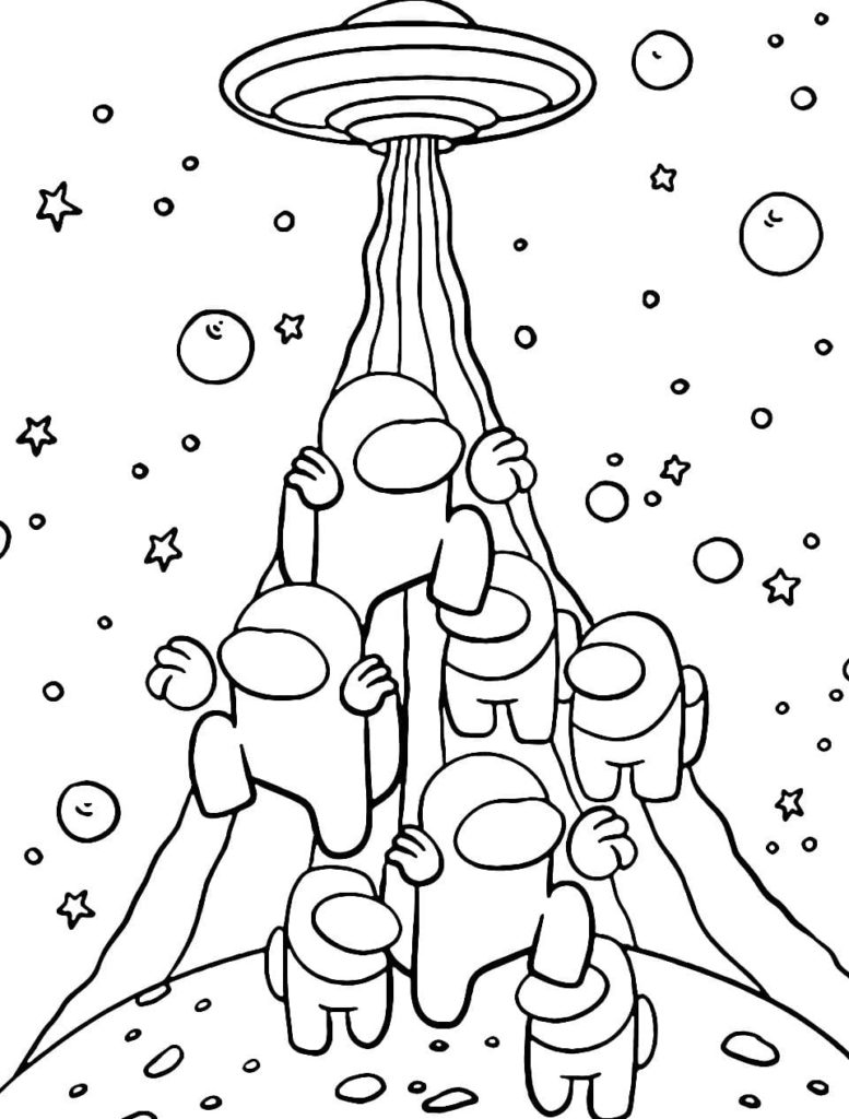 Among Us Coloring Pages. Print for free 21 Coloring Pages