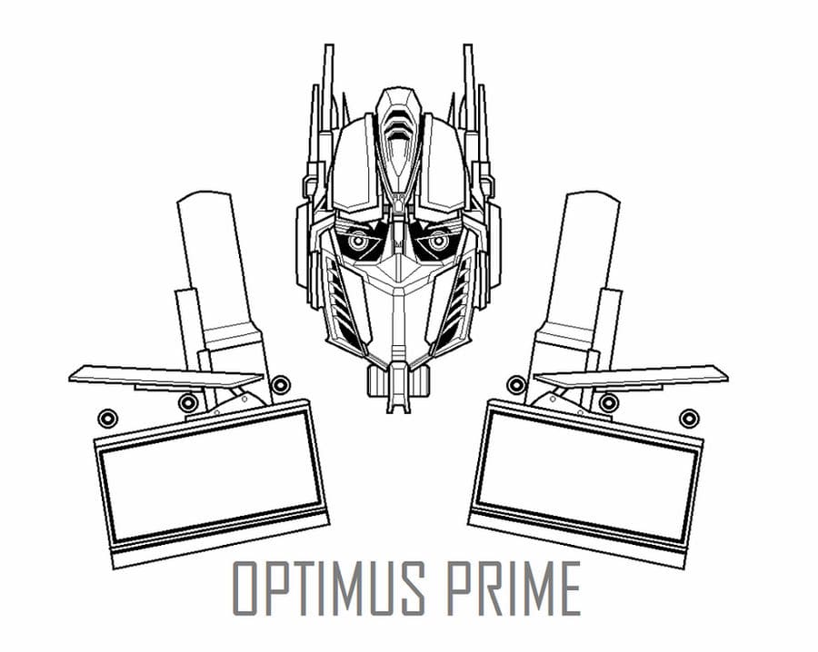 Ausmalbilder Optimus Prime