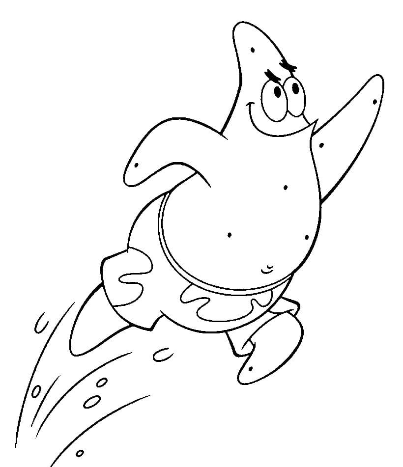 Patrick Star Coloring Pages